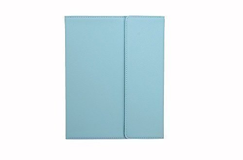 L&C® New Bluetooth Keyboard For Samsung Galaxy Tab2/3 7.0/10.1 Tablet Flip Case Stand (10.1 inch for Samsung Tab 1/2, Blue)