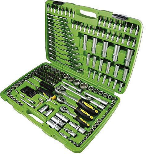 JBM 50895 - Pack de 216 Piezas con Vasos hexagonales en Estuche (cincado) Color Verde