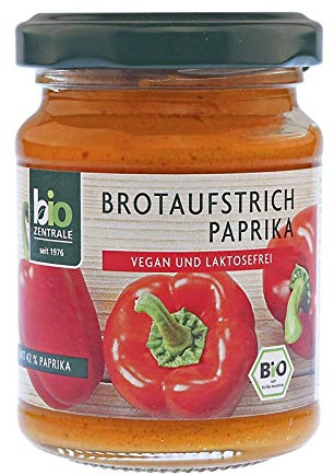 biozentrale Brotaufstrich Paprika, 125 g