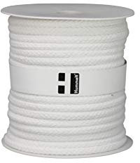 Hummelt® SilverLine-Rope Baumwollseil Baumwollkordel (H) 8mm 40m weiß auf Rolle