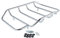TCMT Porte-Bagages de Moto chromé, Compatible avec Harley Road King Glide Touring