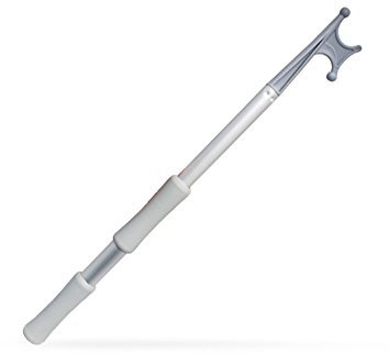 Sprenger Teleskop Bootshaken aus eloxiertem Aluminium I kompakt, arretierbar und ausziehbar, 60 – 100 cm, Ø 30 mm I schwimmfähig und seewasserbeständig