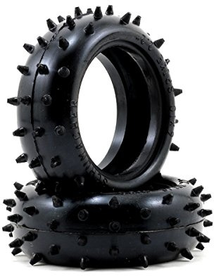 Schumacher U6595 Full Spike Tyres - Front - Yellow Compound (Pair)