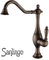 Nostalgie Retro Einhebel Küchen Armatur Spülbecken Antik Messing von Sanlingo