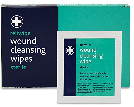 Reliance Medical Reliwipe Moist Cleansing Wipes - Pack of 5, Total 100