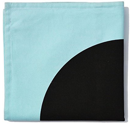 Servietten aus Baumwolle Black meets Blue von Remember