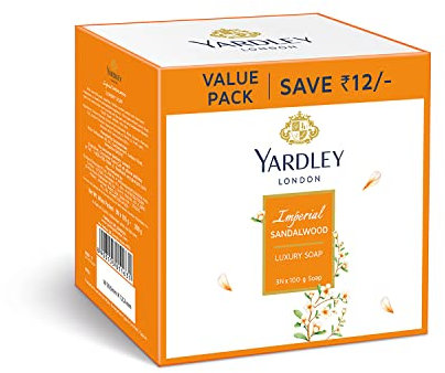 Yardley Luxusseife, Sandelholz, 100 g, 3 Stück