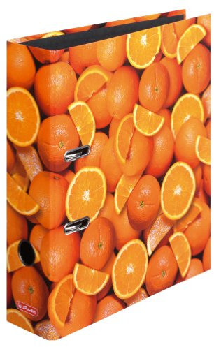 Ordner maX.file A4 8cm Orangen