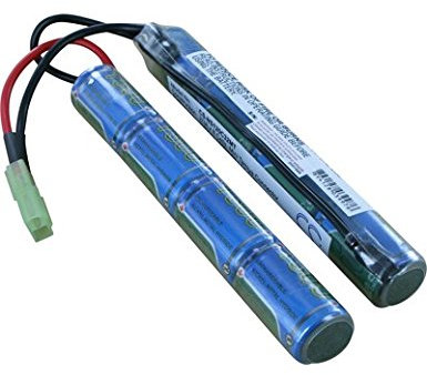 AboutBatteries Batterie Type Airsoft CS-NS120C32MT, 9.6V, 1500mAh, Ni-MH