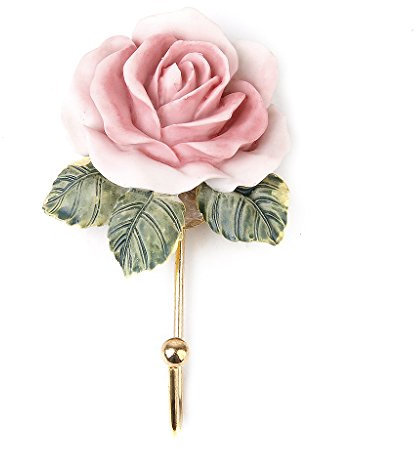 Gancio Da Parete Apendiabiti Forma Fiore ATTACCAPANNI Porta Borsa