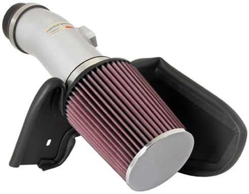 K&N 69-1210 Waschbarer und wiederverwendbarer TS KFZ Hochleistungsluftfiltersystem | kompatibel mit Honda Accord 3.5L V6 2008-2012 - Silber (69-1210TS)