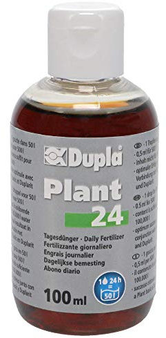Dupla Plant 24-100 ml - Flüssiger Tagesdünger für Aquarienpflanzen - Nährstoffreiche Lösung für gesundes Pflanzenwachstum - Versorgung mit Mineralstoffen