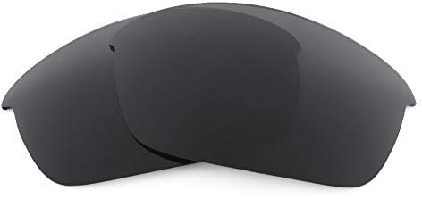 Revant Verres de Rechange Compatibles avec Oakley Flak Jacket, Polarisés, Noir Furtif