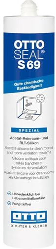 OTTOSEAL S 69 Reinraum- und RLT-Silikon 310 ml Kartusche C197 edelstahl