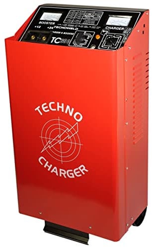 TECNOWELD - Chargeur démarreur de Batterie 12-24V Charge 89A Auto Poids Lourds 700 Ah TEC600 sur Roues