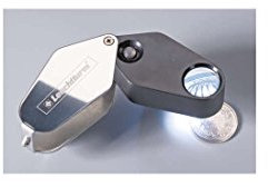 Goldhahn Präzisions-Leuchtlupe Leuchtturm Briefmarken für Sammler