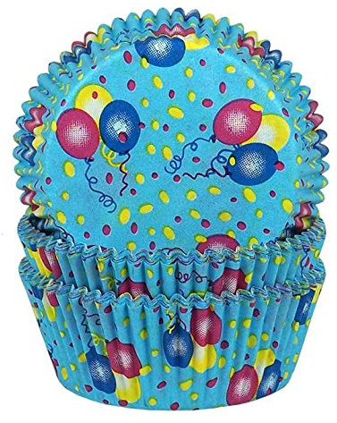 Muffinförmchen - Luftballons - 60 Stück