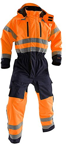 Blaklader 67631977 WINTER INSGESAMT HOHES VISUM, Orange/Marineblau, grootte C58