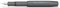 Kaweco AL SPORT Füllhalter Anthracite I Premium Aluminium Füllfederhalter für Tintenpatronen mit hochwertiger Stahlfeder I Füllfederhalter 13 cm I Füller in Grau I Federbreite: M (Medium)