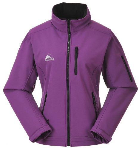 Cox Swain Titanium Damen 3-Lagen Softshell Jacke Bear - 10.000mm Wassersäule 5.000 atmungsaktiv, Colour: Berry, Size: M