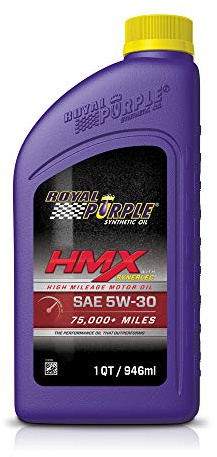 Royal Purple 11744 HMX SAE 5W-30 High-Mileage Synthetic Motor Oil - 1 Quart