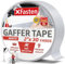 XFasten Professionelle Qualität Gaffer Tape, 2 Zoll X 30 Yards (50.8mm x 27.43m) (weiß)