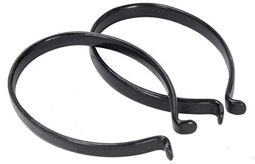 Oxford Radfahrer Hosen-Clips, schwarz, mit PVC-Beschichtung TC954
