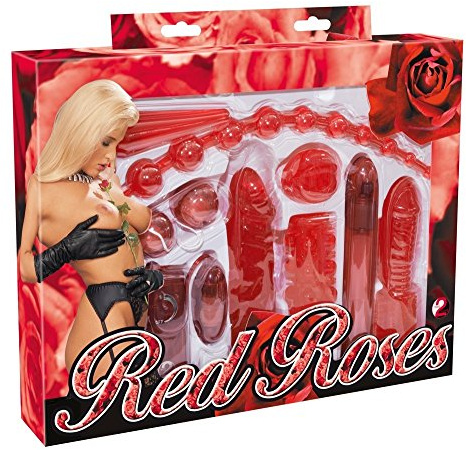 You2Toys Red Roses Set - 9-teiliges Paartoy-Set für Frauen und Männer, verschiedene Lovetoys für Einsteiger, Starter-Set für Paare, rot