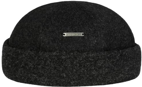 Stetson Sparr Dockercap Fullcap Fleecefutter en Laine et Cachemire Made in EU Unisexe Automne Hiver