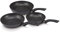 Kitchen Fun by Beka 12903764 Lot de 3 Poêles Kitchen Roc en aluminium aspect forgé 20/28 cm