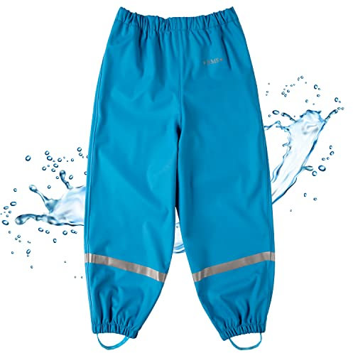 BMS Regenbundhose, wasserdicht für Jungen in Hellblau Größe 140