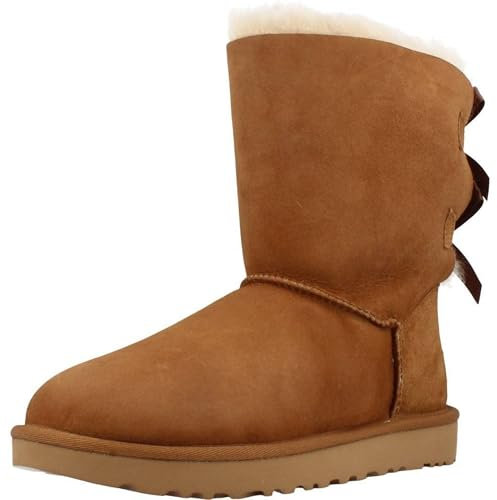 UGG Bailey Bow II, Botas Clásicas Mujer, Marrón (Chestnut) 43 EU