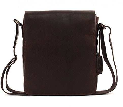Leonhard Heyden Roma Messenger Bag S Dark Brown