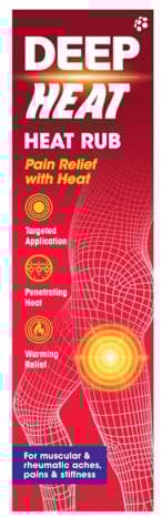 Deep Heat Heat Rub, For Muscular & Rheumatic Aches, Pain and Stiffness, 67g (Pack of 1)