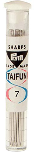 Hand Sewing Needles Sharps No.7 Taifun 0.70x38 mm Silver col