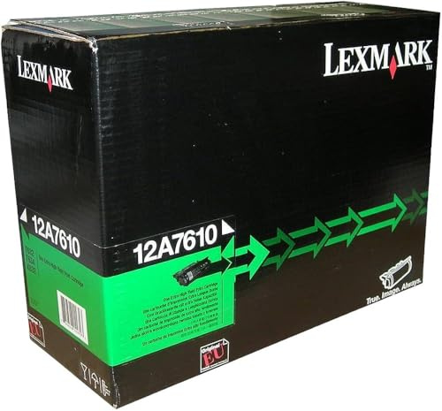 12A7610 Lexmark T632 Toner Schwarz