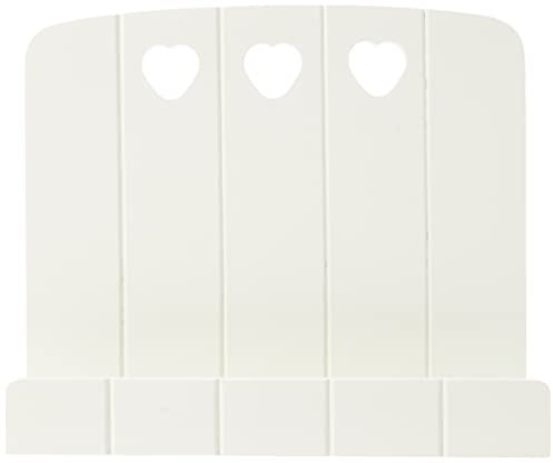T&G 10886 Colonial Home Foldable Cook Book Stand in Cream Painted Hevea, 28 x 8 x 24 cm