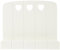 T&G 10886 Colonial Home Foldable Cook Book Stand in Cream Painted Hevea, 28 x 8 x 24 cm