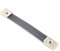 175mm Nickel Plated Flat Black Plastic Replacement Case Handle
