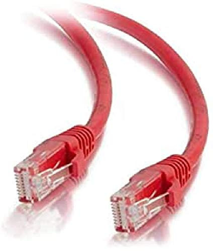 C2G 3M RED Cat5e Ethernet RJ45 High Speed Network Cable, LAN Lead Cat5e Unshielded PVC UTP Patch Cable