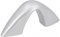 SIRO Möbelgriff Landshut, Design, Kunststoff weißaluminium, 64 mm x 26 mm x 16 mm, LA 32 mm, 0618-64VGMV11