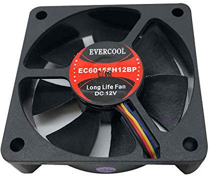 Evercool 60mm 6cm 60 x 15mm PWM 12 Volt PC case Fan EC6015SH12BP