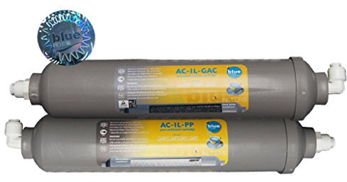 VFS-2BF. In-Line Vorfilter SET für Wasserfilter Umkehrosmose Anlage RO-3. Wasseraufbereitung und Aquarium Filter