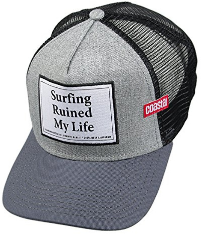 COASTAL - Ruined (heather grey) - High Fitted Trucker Cap