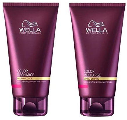 2x Wella Care Color Recharge Farbauffrischender Conditioner für warme Blondtöne 200 ml