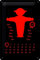 Nostalgic-Art Retro Blechschild, 20 x 30 cm, Ampelmann rot – Souvenir & Geschenk-Idee, Original Lizenzprodukt (OLP), aus Metall, Vintage Design, Blechschilder Sprüche