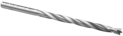 ENT 26400 Holzspiralbohrer mit HW-Kopf, Schaft (S) 5 mm, Durchmesser (D) 5 mm, NL 60 mm, L 90 mm