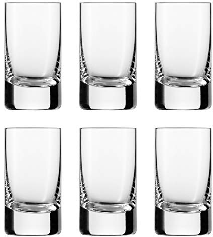 Schott Zwiesel 572702 Paris 6-teiliges Schnapsglas Set, Kristall, farblos, 3.8 cm, 6 Einheiten