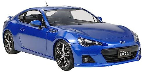 TAMIYA TAM24324-1:24 Subaru BRZ - Plastic Construction Kit - Model Building - Car Kit - Faithful Replica - Detailed Kit - Crafts - Hobby - Assembly, Blue