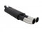 Novus Endschalldämpfer 2 x 76 mm D-T-M Stahl für Golf III-1HXO/1EXO, Golf IV Cabrio , Golf IV Cabrio-1 E7